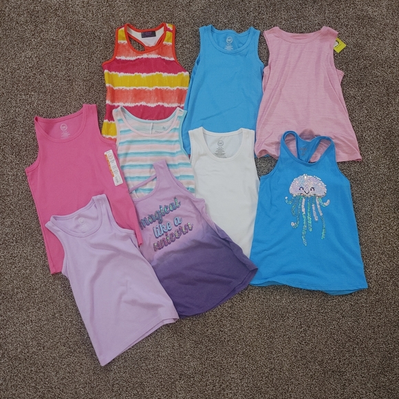 9- Girl's Tank Tops